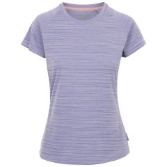 Women's Active Top-Tp75 Vickland in Sky Blue Marl, Front view on mannequin