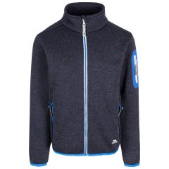 Trespass Kids' Fleece AT300 Whisk in NAVY, Front view on mannequin