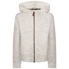 Trespass Girls Hoodie Winnie in Ghost Marl, Front view on mannequin