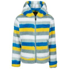 Kids Fleece Jacket At300 Wonderful in TEAL MIST, Front view on mannequin