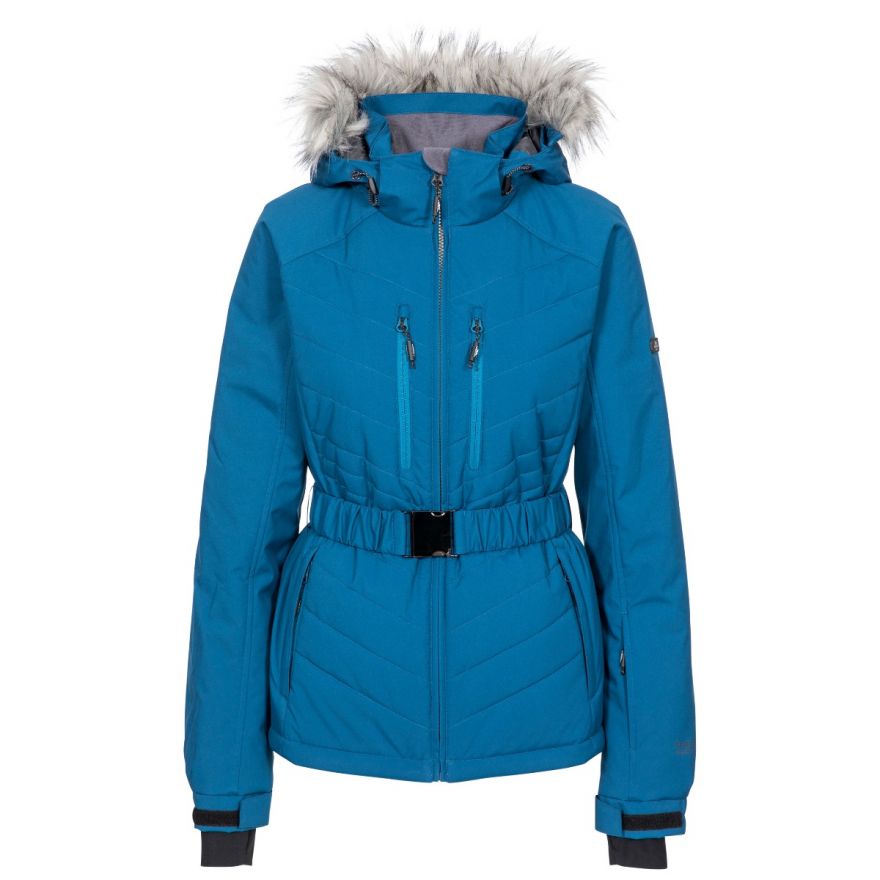 womens ski jacket teal