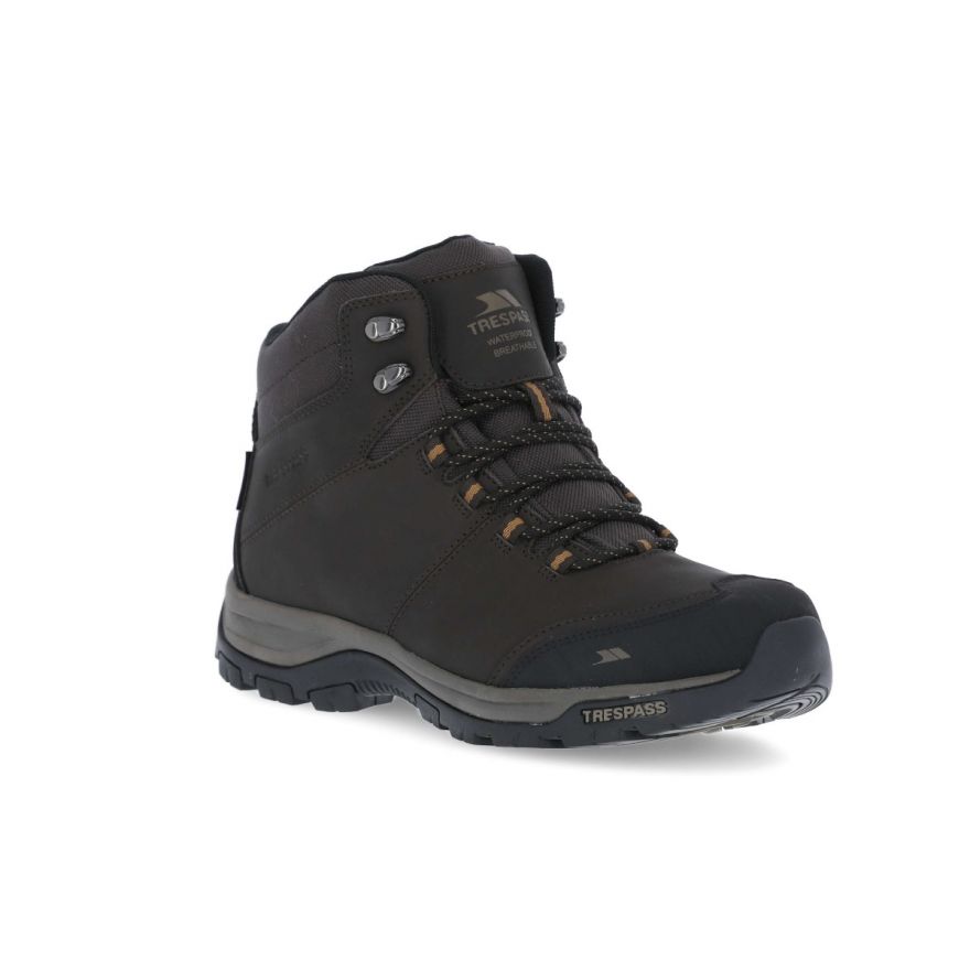 thumbnail image 2 of Trespass Hiram Men's Waterproof Hiking Boots – Ankle High, Earth Color 2 of 6