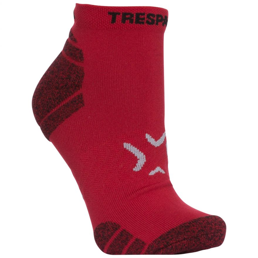 red trainer socks