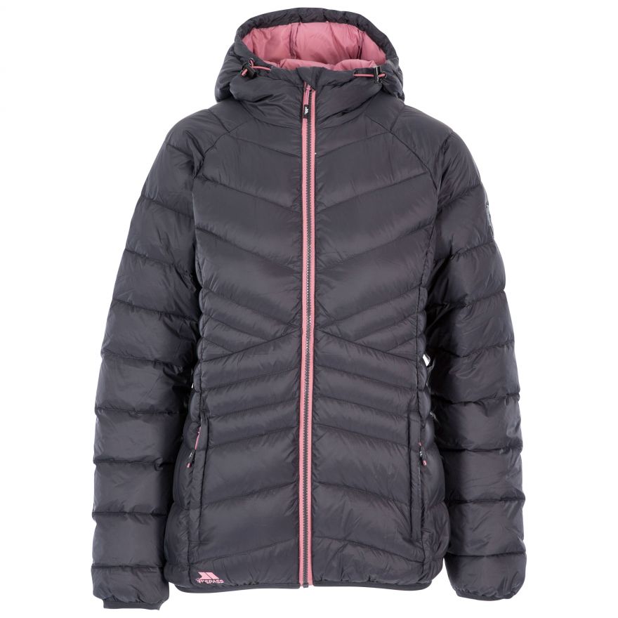 Trespass Womens Down Jacket Hooded Julieta Trespass