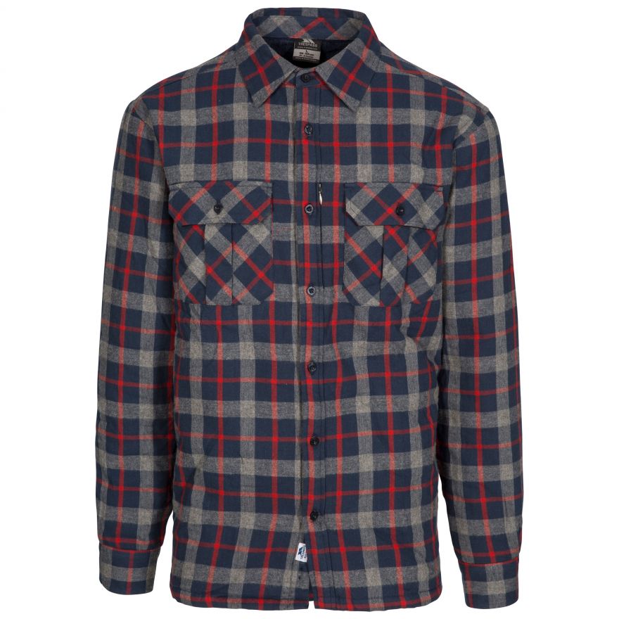 Trespass Mens Fleece Lined Checked 