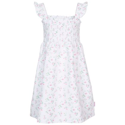 Trespass Kids Sleeveless Dress White Print Annlily