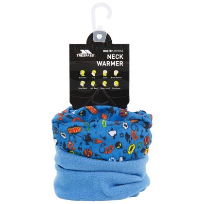 Trespass Kids Neck Warmer Microfleece Callaghan Comic Print