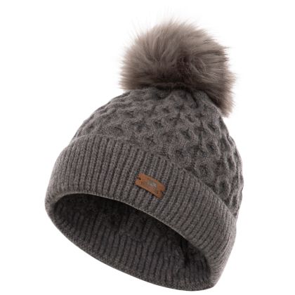 Trespass Womens Hat in Dark Grey Freja