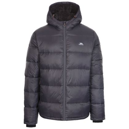 Trespass Mens Casual Jacket Heyward in Dark Grey