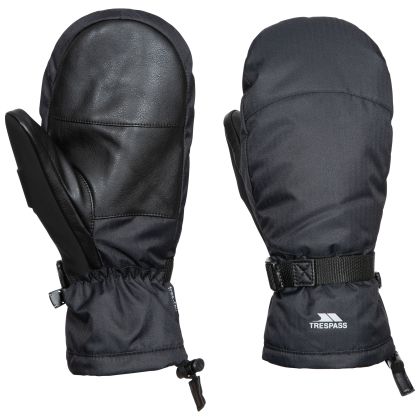 Trespass Adults Ski Mitt in Black Adarek
