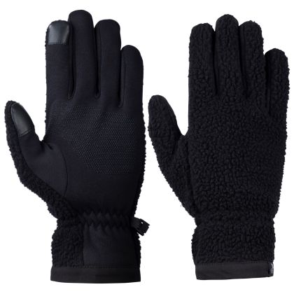Unisex Sherpa Fleece Gloves Ainslee in Black