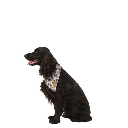Trespaws XXS/S Dog Insect Repellent Bandana in Grey Camo Alpha