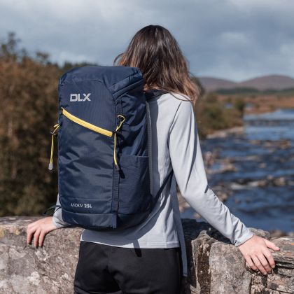 Dlx 25L Rucksack Andriv in NAVY, Front view