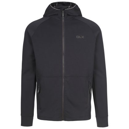DLX Mens Hoodie Anthony - BLK, Front view on mannequin