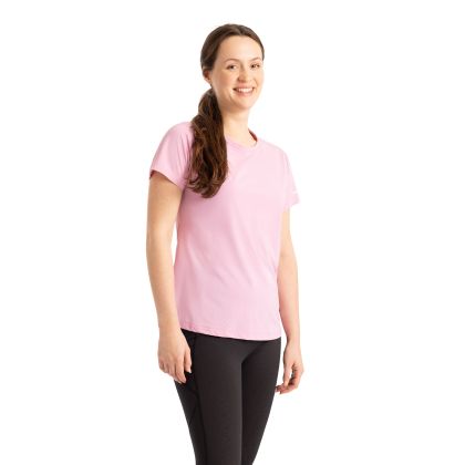 Womens Active Quick Dry Top Arielle in Carnation