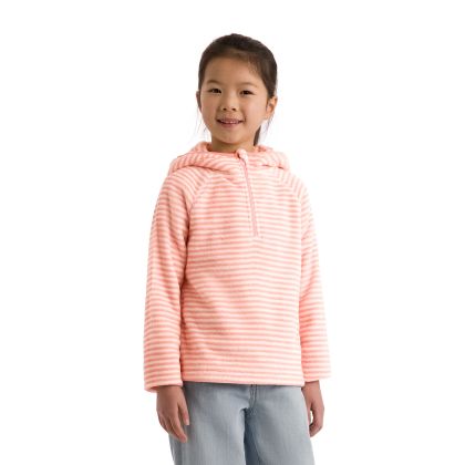Kids Hooded Fleece Axxton in Baby Pink