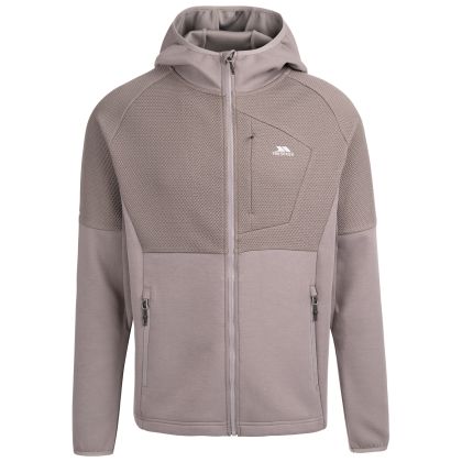 Men S Hooded Top Bani in STORM GREY, Front view on mannequin
