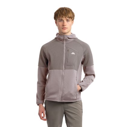 Men S Hooded Top Bani in STORM GREY, Front view on mannequin