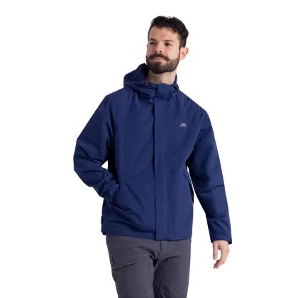 Mens Waterproof Jacket Bayhead in Blueprint