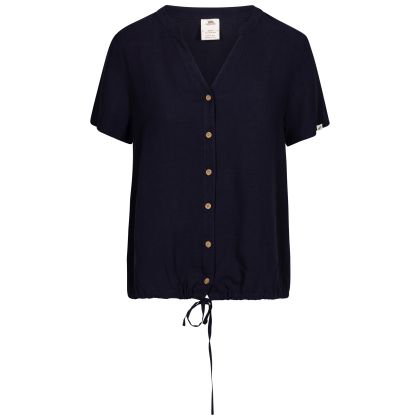 Womens Casual Top Beatrice in NAVY, Front view on mannequin