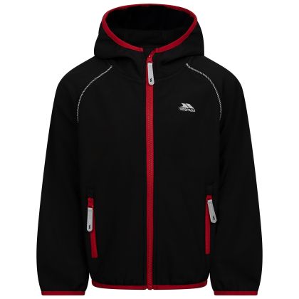 Kids Softshell Jacket Belmoon in Black