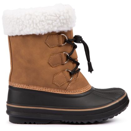 Kids Unisex Snow Boots Bodhi In Tan 