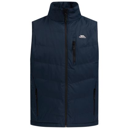 Trespass Mens Padded Gilet Brecker, Front view on mannequin