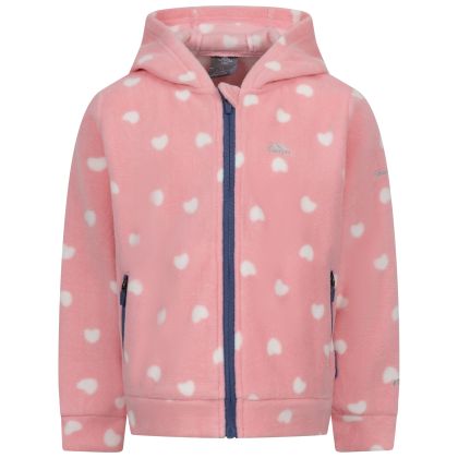 Girls Printed Fleece Breigh in Baby Pink