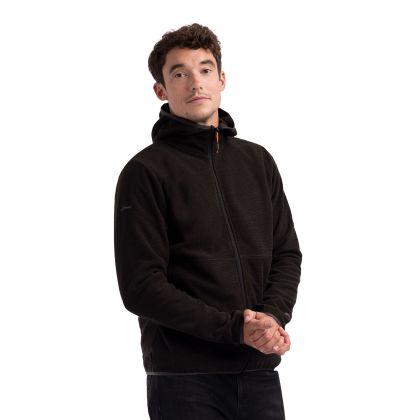 Mens Full Zip Fleece Brian in Charcoal