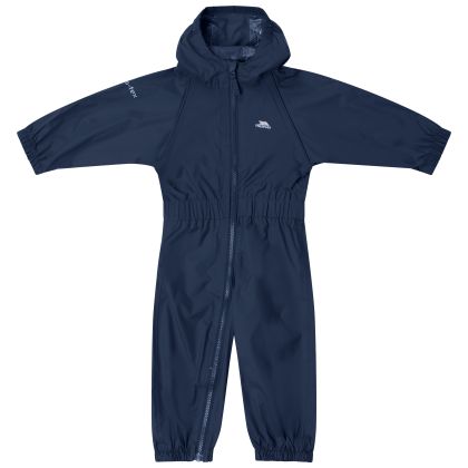 Trespass Babies Rain Suit Button in Navy