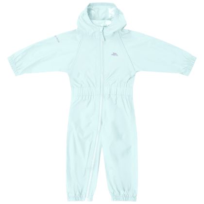 Trespass Babies Rain Suit Button in Light Green