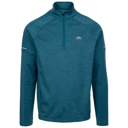 Trespass Mens Active Top Caldez in Bondi Blue Marl