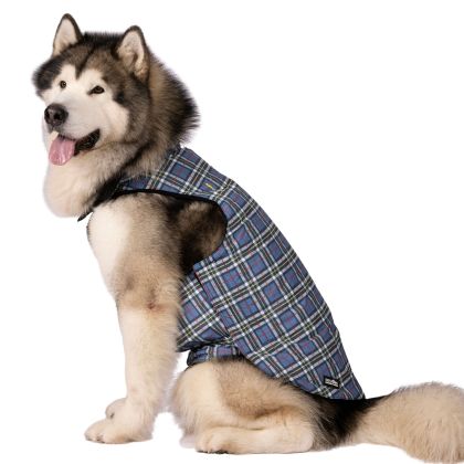 Trespass XL Printed Dog Rain Coat Charly - Tartan Print