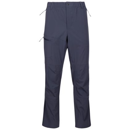 Mens Walking Trousers Cherhill in DARK FLINT, Front view on mannequin