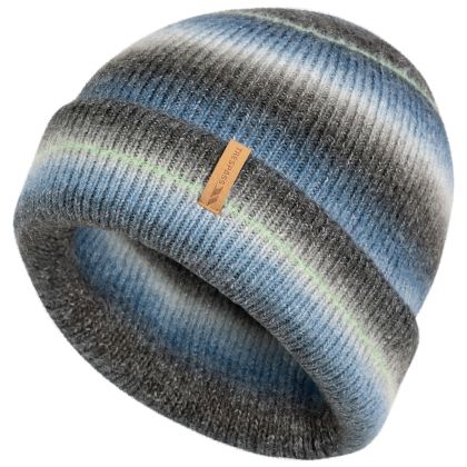 Trespass Unisex Hat Chevron in Blue, Hat at angled view