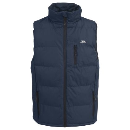Trespass Mens Padded Gilet in Navy Clasp
