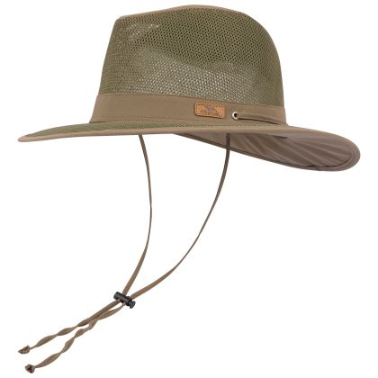 Classified Adults' Panama Hat in Khaki, Hat at angled view