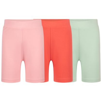 Girls 3 Pack Cycling Shorts Cleonna in Assorted