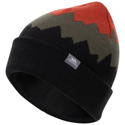 Men s Knitted Hat Cobbler in SALSA_IVY_BLACK, Hat at angled view