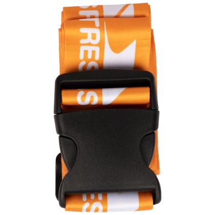 Luggage Strap Contain in Fluorescent Orange, Front view