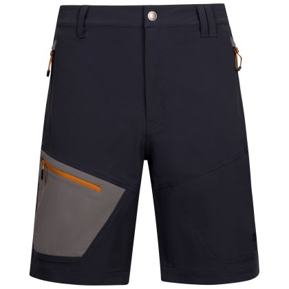 Mens Adventure Shorts Daars In Dark Flint, Front view on mannequin