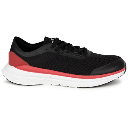 Trespass Mens Active Trainers Dane in Black, Front view of footwear