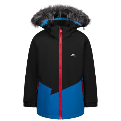 Boys Hooded Rain Jacket Deen in Black