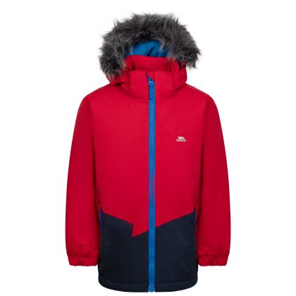 Boys Hooded Rain Jacket Deen in Red