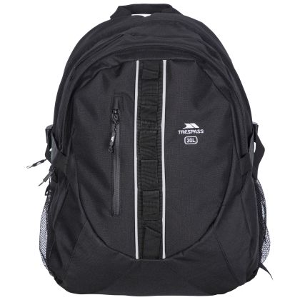 Trespass 30L Laptop Backpack in Black Deptron