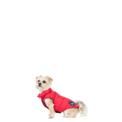 Trespaws XXS Down Dog Jacket in Red Dogby
