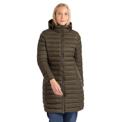 Womens Padded Casual Jacket Dorothea in Dark Vine