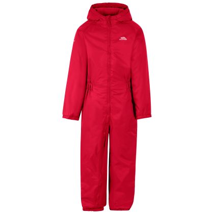 Trespass Kids Rain Suit Dripdrop in Red