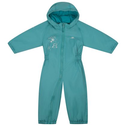 Babies Rain Suit Dripdrop in Greensea
