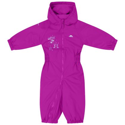 Trespass Babies Unisex Rain Suit Dripdrop in Purple Orchid